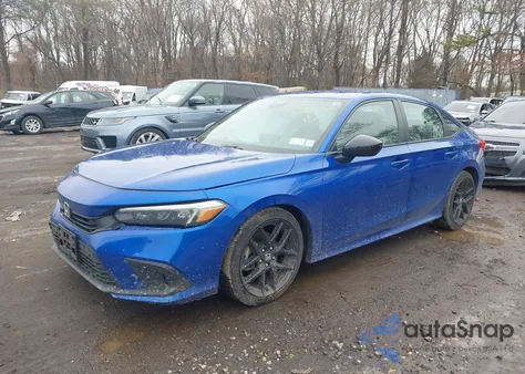 2023 Honda Civic Sport из США, поврежденный, VIN 2HGFE2F5XPH551764